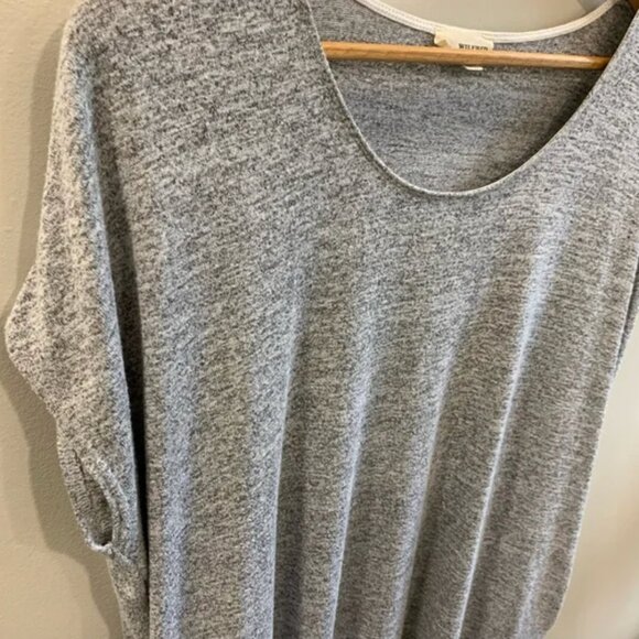 Aritzia Wilfred Free Lorelei Gray Dress - Picture 2 of 5